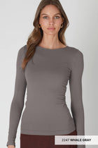 Long Sleeve Crew Neck Top