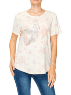 T-Shirt with Star Sequin