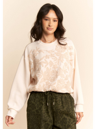 Blush Bloom Embroidered Sweatshirt