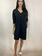 Double V Tee Shirt Dress