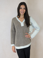 Cabin Knit V Neck Sweater