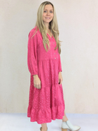 Marquel Tiered Silk Dress