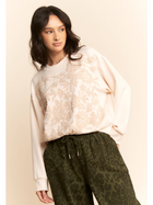 Blush Bloom Embroidered Sweatshirt