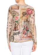 Long Sleeve Mesh Top