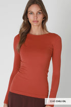 Long Sleeve Crew Neck Top