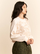 Blush Bloom Embroidered Sweatshirt