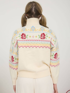 Rose Fair Isle Half Zip Pullover