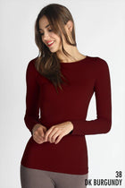 Long Sleeve Crew Neck Top