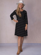 Savannah Stripe Swing Dress