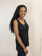 Sparkly Tank Top with Lace  Layer