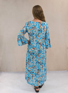 Micaela Bell Sleeve Maxi Dress