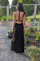 Halter Tie Up Maxi Dress