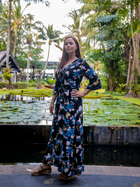 Fiona Bell Sleeve Maxi Dress