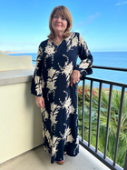 Micaela Bell Sleeve Maxi Dress