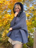 Luxe Fox Fur Trim Hooded Jacket