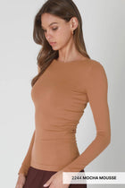 Long Sleeve Crew Neck Top