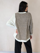 Cabin Knit V Neck Sweater