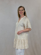 Embroidered Sequin Mini Dress