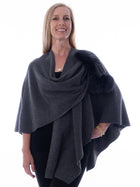 Wool and Fox Pom Pom Wrap