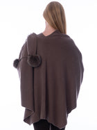 Wool and Fox Pom Pom Wrap