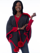 Wool and Fox Pom Pom Wrap