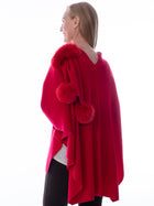 Wool and Fox Pom Pom Wrap