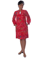 Floral Motif Dress