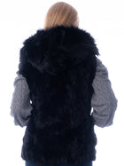 Reversible Fur Hoodie Vest