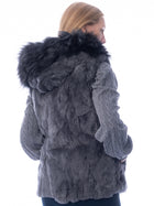 Reversible Fur Hoodie Vest