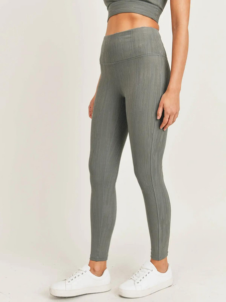Textured Stucco Jacquard TACTEL® Leggings – Grace & Joy Clothing Co.