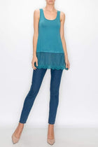 Tank Top With Lace Layers