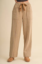 Harvest Stripe Wide-Leg Pants