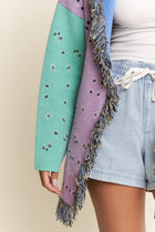 Pastel Prairie Fringe Cardigan