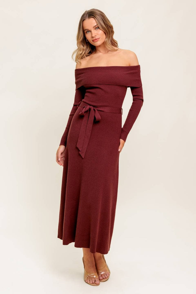 Maroon Sweater Dress L Maroon Sweater Dress L