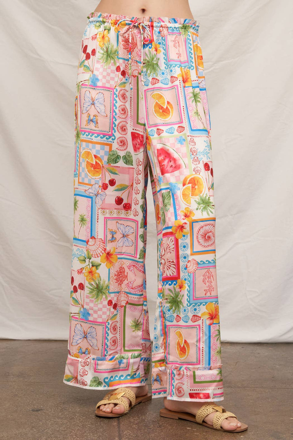 Tropical Amalfi Drawstring Pajama Pants – Grace & Joy Clothing Co.