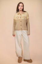 Nordic Snowflake Cardigan Jacket