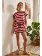 Americana Striped Lounge Set