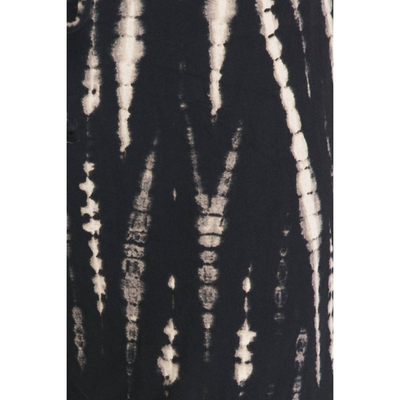 Buttery Soft Blk/Wht Print Pajama Pants with Drawstring