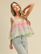 Pastel Flutter Babydoll Top