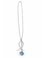Blue Aura Drop Necklace