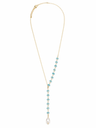 Seabreeze Pearl Lariat Necklace