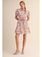 Blush Garden Shirt Dress