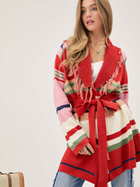 Desert Sunset Fringe Cardigan Plus