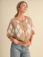 Cambridge Argyle Cape Cardigan