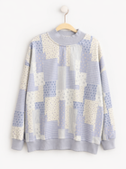 Quilted Patchwork Sweatshirt