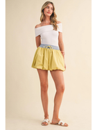 Bubble Hem Mini Skort