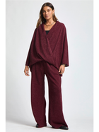 Merlot Drape Set