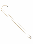 Golden Halo Heart Necklace