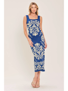 Santorini Soirée Midi Dress
