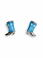 Cowgirl Boot Stud Earrings